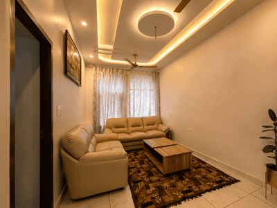 Living Room Image of 1200 Sq.ft 1 BHK Builder Floor for rent in Pratap Nagar Jaipur for Rs. 18000