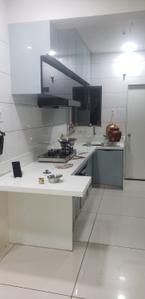 Kitchen Image of 963 Sq.ft 3 BHK Apartment / Flat for sale in Balaji Heaven Heights, Mota Mava Rajkot for Rs. 7300000