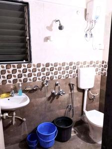 Bathroom Image of 680 Sq.ft 1 BHK Apartment / Flat for rent in Sunrise Glory, Shilphata Thane for Rs. 25000