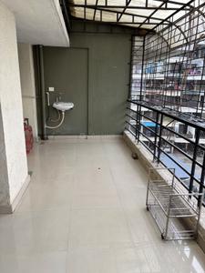 Balcony Image of 650 Sq.ft 1 BHK Apartment / Flat for rent in Gami Radha Krishna Complex, Bhosari Pune for Rs. 19000