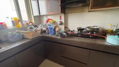 Kitchen Image of 700 Sq.ft 2 BHK Apartment / Flat for rent in Pyramid Fusion Homes, Sector 70A Gurgaon for Rs. 20000