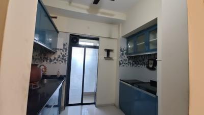 Kitchen Image of 580 Sq.ft 1 BHK Apartment / Flat for rent in Raunak City Sector IV D4, Kalyan West Kalyan for Rs. 15500