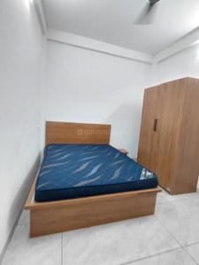 Bedroom Image of 550 Sq.ft 1 BHK Builder Floor for rent in Mahalakshmi Nagar Indore for Rs. 18000