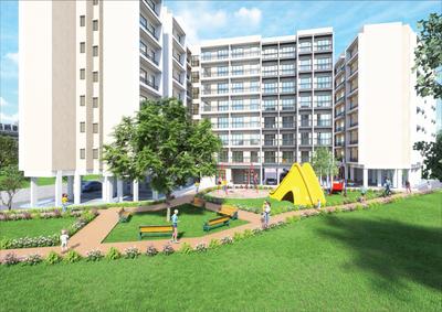 Image of 580 Sq.ft 1 BHK Apartment / Flat for sale in Hitech Park, Vangani, Thane for Rs. 1844500
