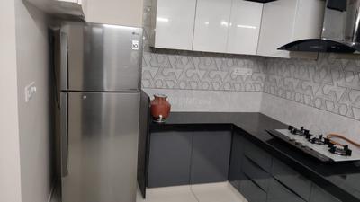 Kitchen Image of 2200 Sq.ft 3 BHK Independent House for rent in Shahibaug Ahmedabad for Rs. 35000