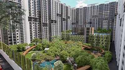 Balcony Image of 1074 Sq.ft 2 BHK Apartment / Flat for sale in Kohinoor Central Park Phase II, Maan Pune for Rs. 7200000