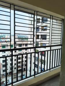 Balcony Image of 1250 Sq.ft 3 BHK Apartment / Flat for rent in Mahakal Savitri Apartment, Benachity Durgapur for Rs. 17000