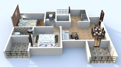 Image of 1102 Sq.ft 2 BHK Apartment / Flat for sale in GD 18 Latitude, Punawale, Pune for Rs. 7420000
