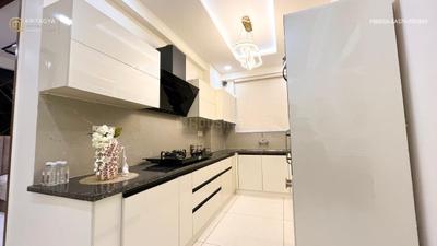 Kitchen Image of 1450 Sq.ft 3 BHK Apartment / Flat for sale in The Suman Marvelous, Ramgarh Bhudda Zirakpur for Rs. 10000000