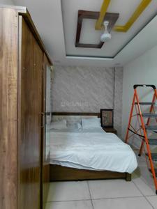 Bedroom Image of 300 Sq.ft 1 RK Builder Floor for rent in Mahalakshmi Nagar Indore for Rs. 14000