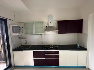 Kitchen Image of 760 Sq.ft 1.5 BHK Apartment / Flat for rent in Long Island, Charholi Budruk Pune for Rs. 19000