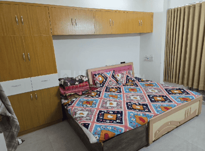 Bedroom Image of 1600 Sq.ft 2 BHK Apartment / Flat for sale in Dev Aalay, Sargasan Gandhinagar for Rs. 7500000