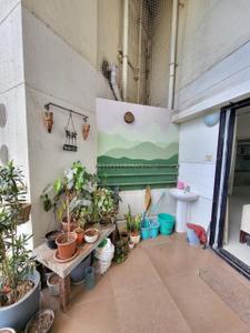 Balcony Image of 1200 Sq.ft 3 BHK Apartment / Flat for rent in Natu Golden Trellis, Balewadi Pune for Rs. 65000