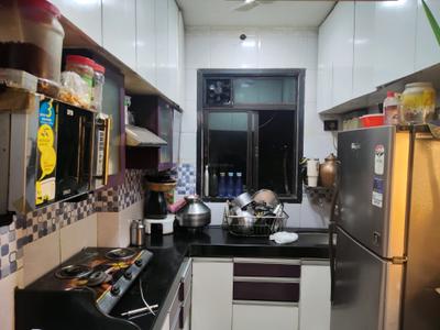 Kitchen Image of 540 Sq.ft 1 BHK Apartment / Flat for rent in Rosa Gardenia, Kasarvadavali Thane for Rs. 16600