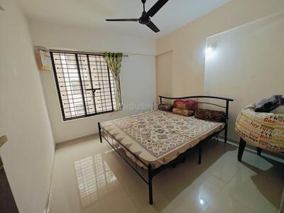 Bedroom Image of 1200 Sq.ft 2 BHK Apartment / Flat for rent in Kanha City, Sayajipura Vadodara for Rs. 17000
