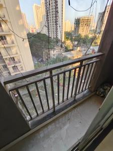Balcony Image of 600 Sq.ft 1 BHK Apartment / Flat for sale in Ashar Metro Towers, Thane West Thane for Rs. 9000000