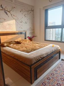 Bedroom Image of 1500 Sq.ft 3 BHK Apartment / Flat for rent in Adani Amogha, Shantigram Ahmedabad for Rs. 45000