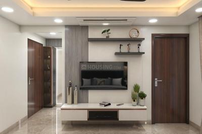 Hall Image of 1400 Sq.ft 3 BHK Apartment / Flat for rent in Chordias The Crown, Durgapura Jaipur for Rs. 95000