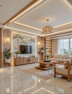Living Room Image of 1411 Sq.ft 3 BHK Apartment / Flat for sale in Wakad Pune for Rs. 11200000