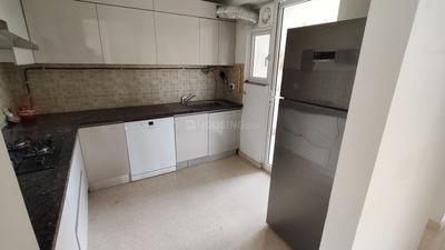 Kitchen Image of 1545 Sq.ft 3 BHK Apartment / Flat for rent in Godrej Woods, Sector 43 Noida for Rs. 75000