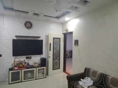 Living Room Image of 700 Sq.ft 1 BHK Apartment / Flat for rent in Raunak Heights H2 And H3, Kasarvadavali Thane for Rs. 16533