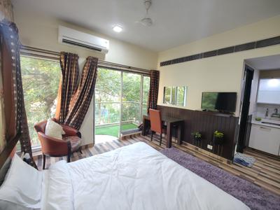 Bedroom Image of 500 Sq.ft 1 RK Builder Floor for rent in Sector 41 Gurgaon for Rs. 30000