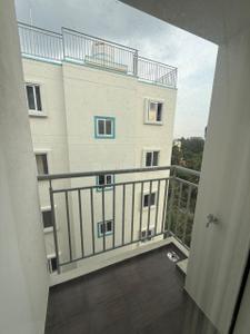 Balcony Image of 700 Sq.ft 1 BHK Apartment / Flat for rent in Whitefield Bengaluru for Rs. 29999
