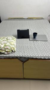 Bedroom Image of 635 Sq.ft 1 BHK Apartment / Flat for rent in Savvy Studioz, Gota Ahmedabad for Rs. 17000