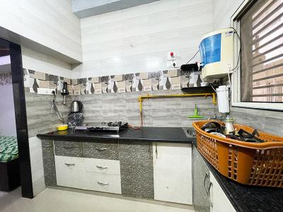 Kitchen Image of 486 Sq.ft 2 BHK Apartment / Flat for sale in Nava Vadaj Ahmedabad for Rs. 5500000