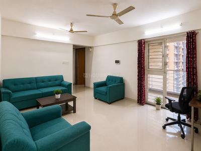 Hall Image of 650 Sq.ft 1 BHK Apartment / Flat for rent in Siddharth Ganga Tower, Kalyani Nagar Pune for Rs. 41000