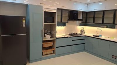 Kitchen Image of 2300 Sq.ft 3 BHK Apartment / Flat for rent in SMR Vinay Iconia, Serilingampally Hyderabad for Rs. 75000