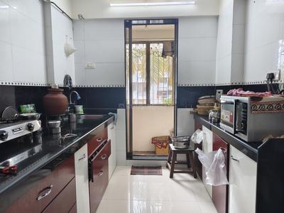 Kitchen Image of 985 Sq.ft 2 BHK Apartment / Flat for rent in DV Fressia Heights, Dahisar West Mumbai for Rs. 48000