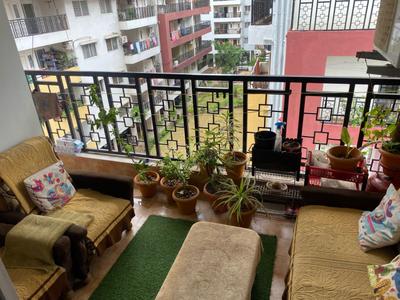 Balcony Image of 1290 Sq.ft 3 BHK Apartment / Flat for rent in Avinash Capital Home 2, Vidhan Sabha Road Raipur for Rs. 30000