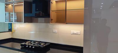 Kitchen Image of 1700 Sq.ft 3 BHK Apartment / Flat for rent in L And T Olivia At Raintree Boulevard, Sahakara Nagar Bengaluru for Rs. 73000