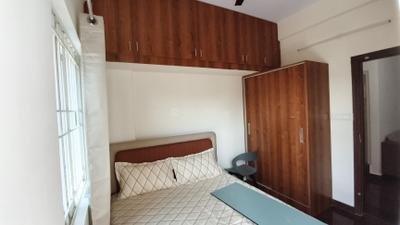 Bedroom Image of 600 Sq.ft 1 BHK Builder Floor for rent in Mahadevapura Bengaluru for Rs. 27500