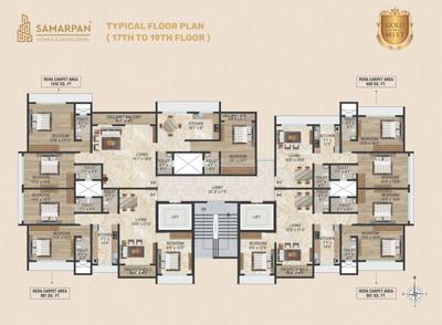Image of 1650 Sq.ft 3 BHK Apartment / Flat for sale in Samarpan Goldmist CHSL, Kandivali East, Mumbai for Rs. 26000000