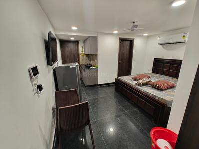 Bedroom Image of 300 Sq.ft 1 RK Builder Floor for rent in Lajpat Nagar New Delhi for Rs. 36000