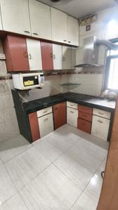 Kitchen Image of 900 Sq.ft 2 BHK Apartment / Flat for rent in Virat Tower, Kalwa Thane for Rs. 35000