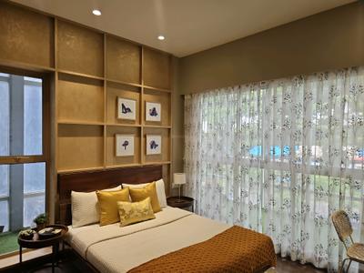 Bedroom Image of 650 Sq.ft 2 BHK Apartment / Flat for sale in Shapoorji Pallonji The Canvas Residences, Sewri Mumbai for Rs. 24400000