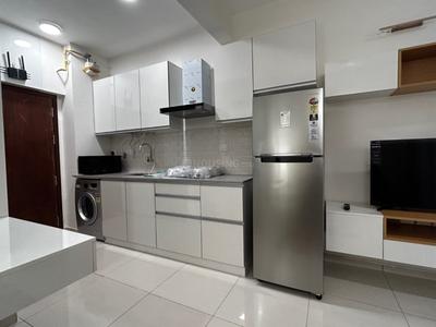 Kitchen Image of 500 Sq.ft 1 RK Apartment / Flat for rent in L And T Raintree Boulevard, Sahakara Nagar Bengaluru for Rs. 40000