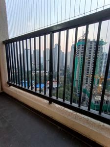 Balcony Image of 590 Sq.ft 1 BHK Apartment / Flat for rent in Raunak Residency, Thane West Thane for Rs. 26000