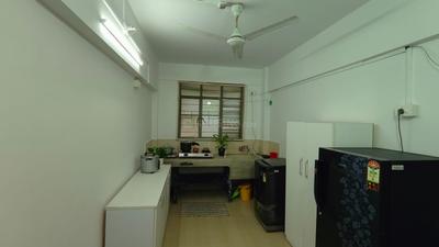 Kitchen Image of 550 Sq.ft 1 BHK Apartment / Flat for rent in Rajat Rashmi Apartment, Koregaon Park Pune for Rs. 32000