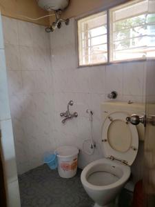 Common Bathroom Image of 350 Sq.ft 1 RK Apartment / Flat for rent in Indira Nagar Bengaluru for Rs. 15000
