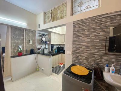 Kitchen Image of 1000 Sq.ft 2 BHK Builder Floor for rent in Lajpat Nagar New Delhi for Rs. 41000