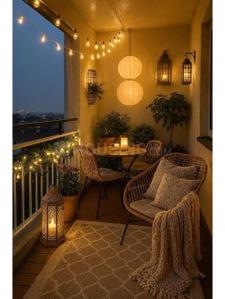 Balcony Image of 1750 Sq.ft 3 BHK Apartment / Flat for sale in Chandrasekharpur Bhubaneswar for Rs. 15500000