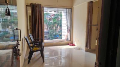 Living Room Image of 725 Sq.ft 1 BHK Apartment / Flat for rent in Giriraj Enclave, Kalamboli Navi Mumbai for Rs. 16000
