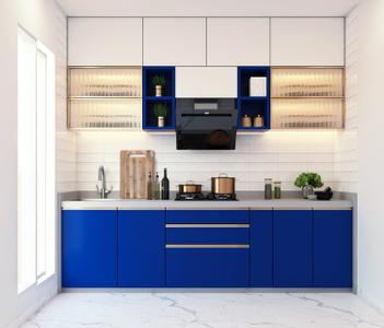 Kitchen Image of 650 Sq.ft 1 BHK Builder Floor for sale in Radha Krishna Residency, Palghar Mumbai for Rs. 3000000