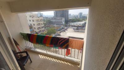 Balcony Image of 1200 Sq.ft 3 BHK Apartment / Flat for rent in Mantra Essence, Undri Pune for Rs. 32000