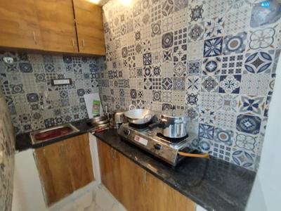 Kitchen Image of 550 Sq.ft 1 BHK Apartment / Flat for rent in Hoodi Bengaluru for Rs. 24000