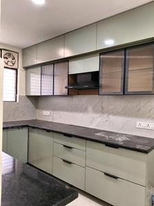 Kitchen Image of 2100 Sq.ft 3 BHK Builder Floor for rent in Palm Floor Ardee City, Sector 52 Gurgaon for Rs. 55000